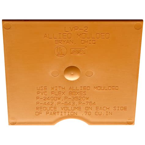 electrical gang box divider|Allied Moulded LVP.